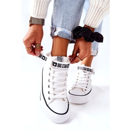 Magasszigetelésű cipők Big Star GG274027 Fehér 4