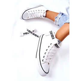 Magasszigetelésű cipők Big Star GG274027 Fehér 2