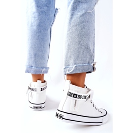 Magasszigetelésű cipők Big Star GG274027 Fehér 5