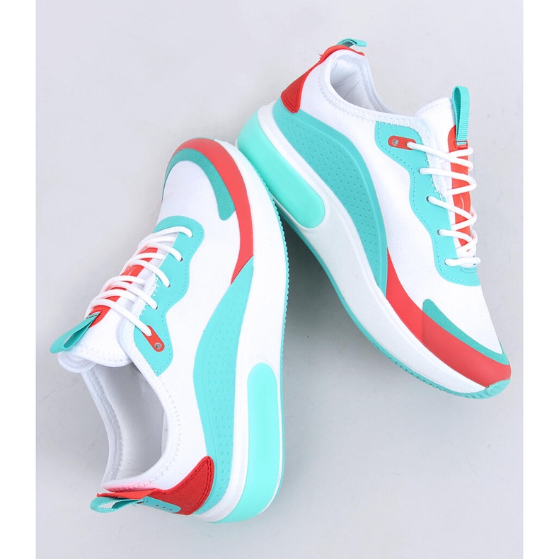 Fehér női sportcipő YK106 FEHÉR / KÉK 1