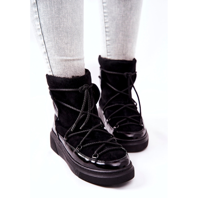 FILIPCZYK Szigetelt velúr csizmák hócsizma fekete 3