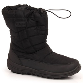 Fekete steppelt hócsizma Big Star W INT1750 1