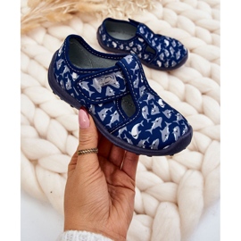 BEFADO S.A. Gyermek papucs Befado Sharks 010X032 Navy Blue sötétkék 1