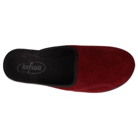 Befado női papucsok alulról felfelé 552D015 RED piros 1