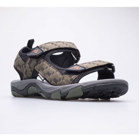 Bergson Benue Hiking M BRG00127 trekking szandál zöld 1