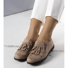 PA1 Kailani bézs fodros cipő 1