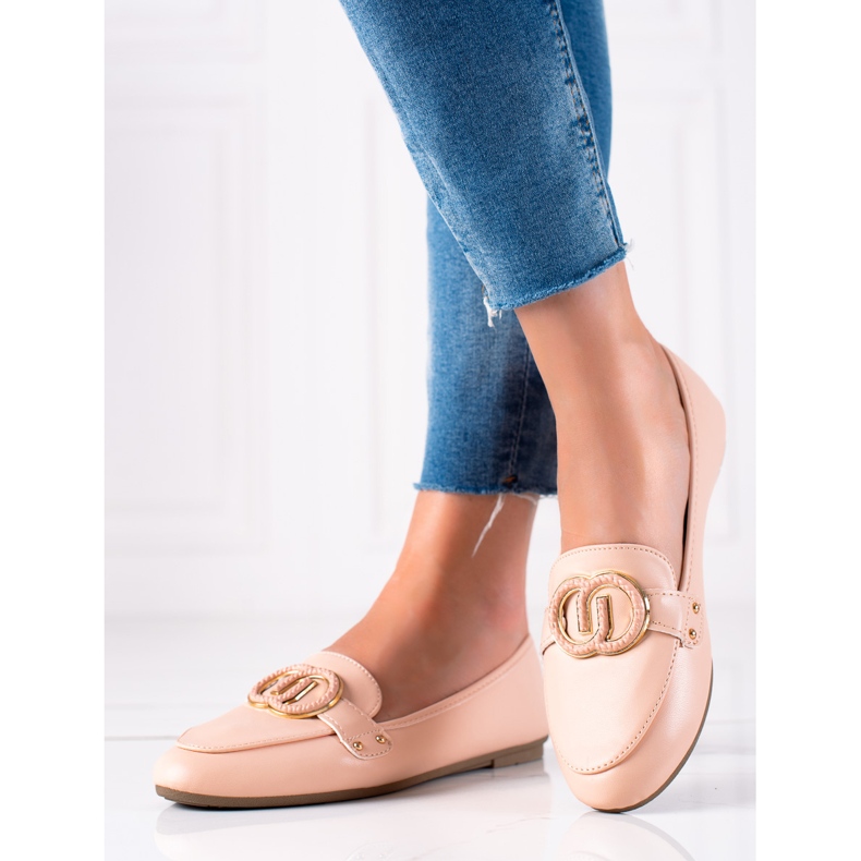 Diamantique Mokaszinok Díszítéssel bézs 1