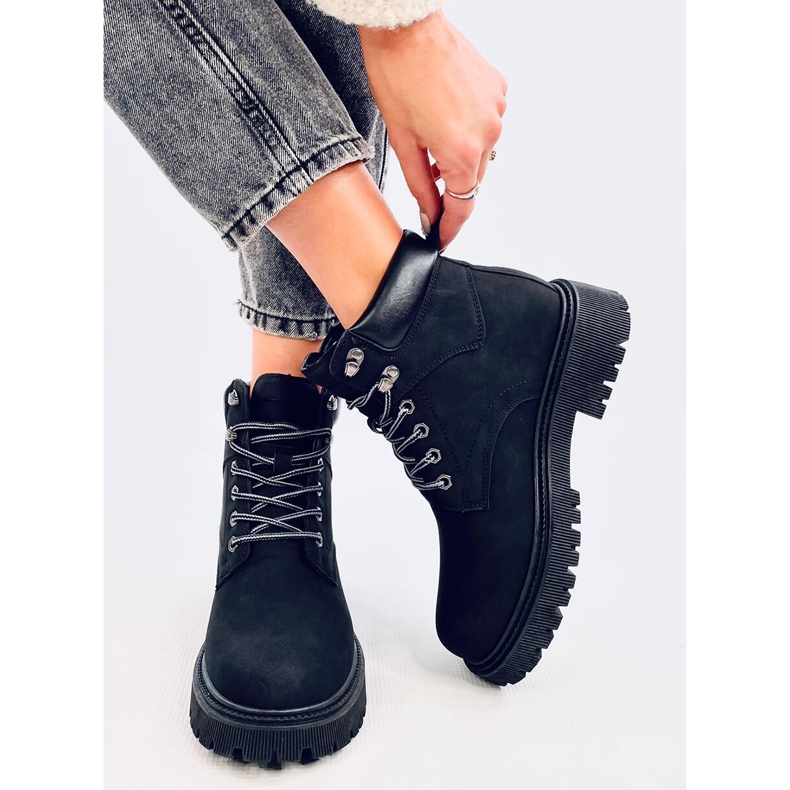 Trapper csizma szigetelt Basco Black fekete 1