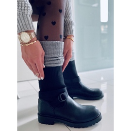 Csizma rugalmas Walls Black felsőrésszel fekete 2