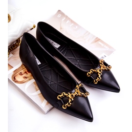 WS1 Spitz női balerinák, fekete Carlos-dísszel 4 WS1 Spitz női balerinák, fekete Carlos-dísszel 4