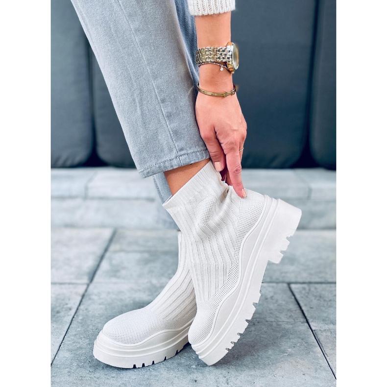 PA1 Zokni magas bokával Silva Beige bézs 2