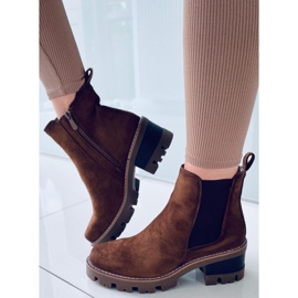 Ragga Khaki magas sarkú csizma barna 2