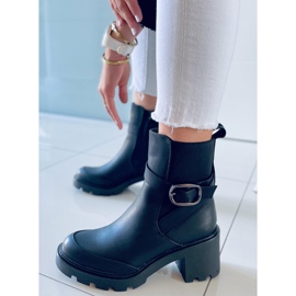 PA1 Carter fekete széles sarkú csizma 2