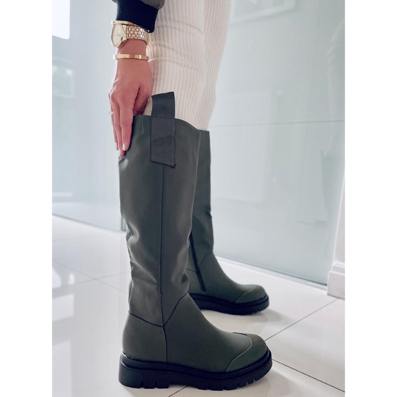 PA1 Női Gibbs Army Green lovaglócsizma zöld 1 PA1 Női Gibbs Army Green lovaglócsizma zöld 1