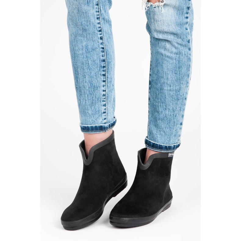 Kylie Suede Wellies fekete 2