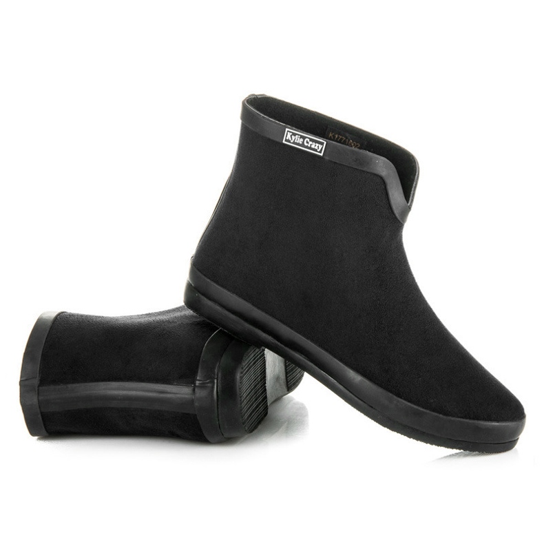 Kylie Suede Wellies fekete 1