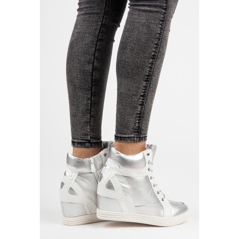 Vinceza Kötött bokacsizma szürke 2