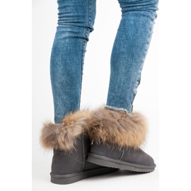 Coco Perla Bőr Mukluki szürke 2