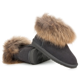 Coco Perla Bőr Mukluki szürke 1