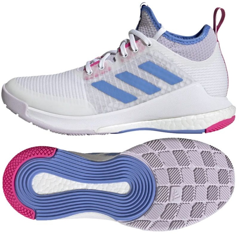 Adidas CrazyFlight Mid M HQ3489 röplabdacipő fehér fehér 1
