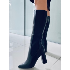 BM Klasszikus magassarkú Patrice Black fekete 2