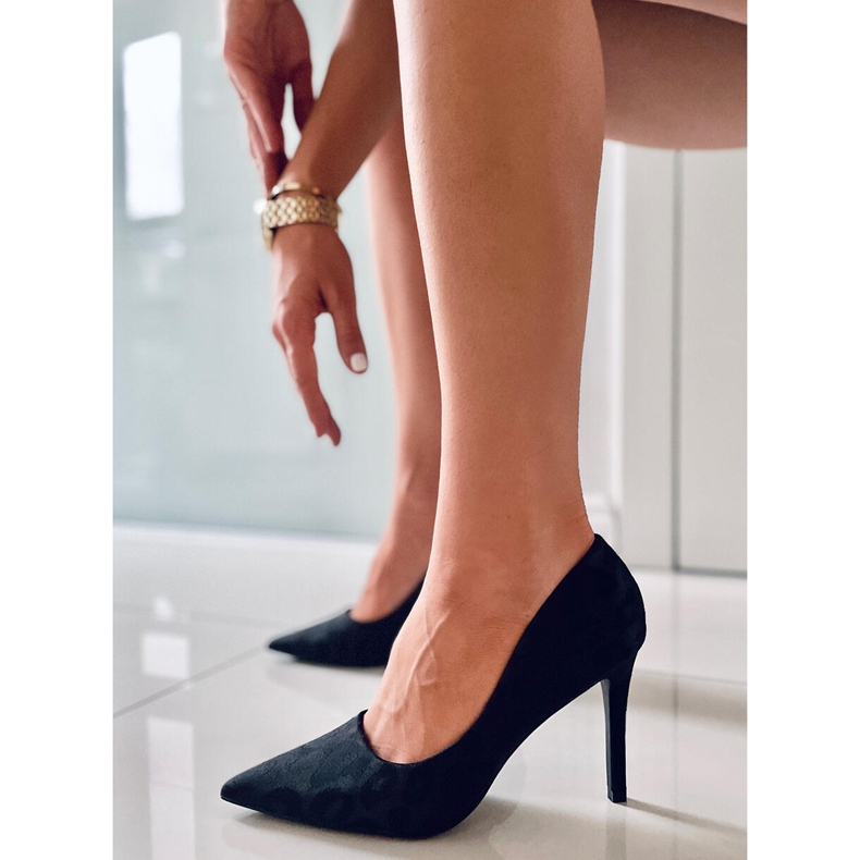 BM Telisha fekete női magassarkú 2 BM Telisha fekete női magassarkú 2