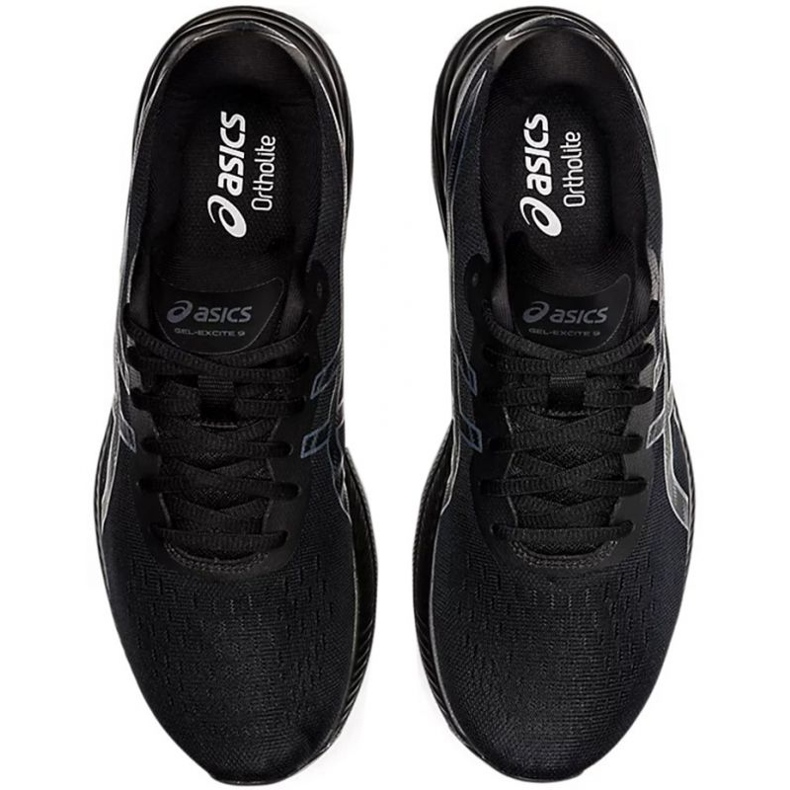 Asics Gel-Excite 9 M 1011B338 001 futócipő fekete 1