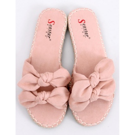 Rózsaszín női rózsaszín papucs LL-119 Pink 1