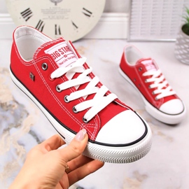 Piros fél tornacipő Big Star T274020 2