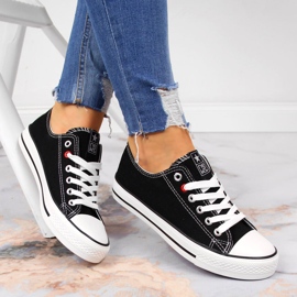 News Fekete textil alsó szárú tornacipő HÍREK 1