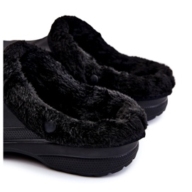 PM2 Férfi meleg Crocs Slides Black Calmo fekete 4