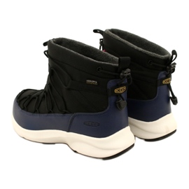 Keen Uneek Chukka 1025446 hócsizma, fekete és kék 2