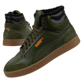 Puma Shuffle Mid téli cipő 387609 02 zöld 1
