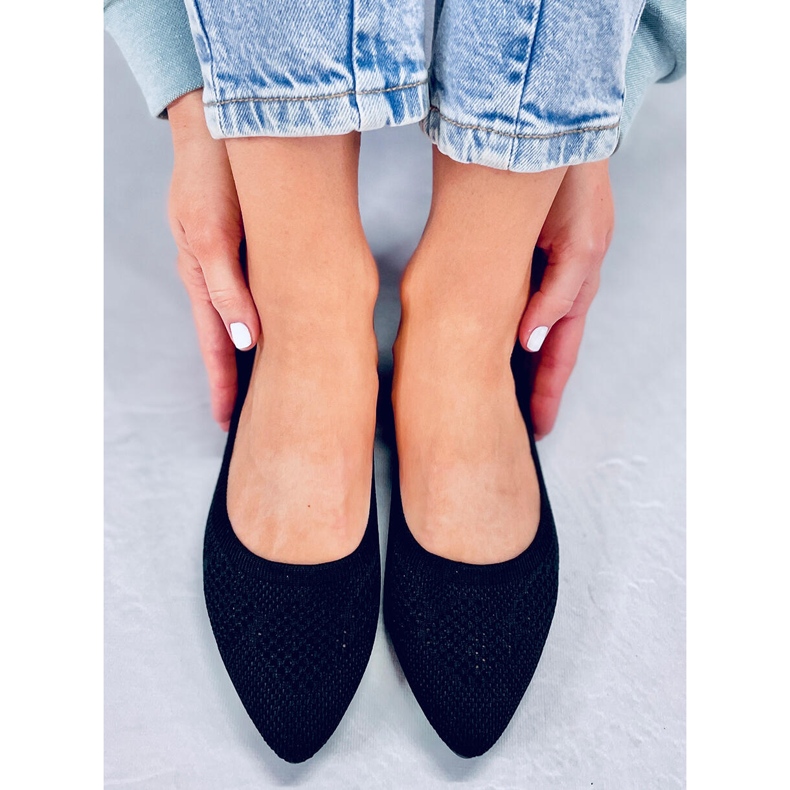 BM Forlani Black áttört balerinák fekete 1