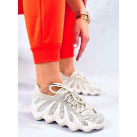 BM Eaton Beige zoknis edzőcipő bézs 1