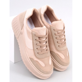 BM Kirby Khaki platform tornacipő bézs 1