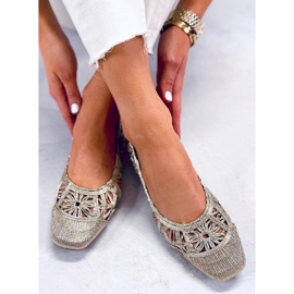 BM Áttört balerinák Sarita Gold aranysárga 1