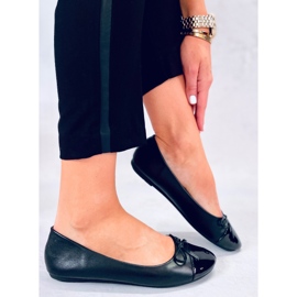 BM Női Chanel Gemma fekete balerinák 2