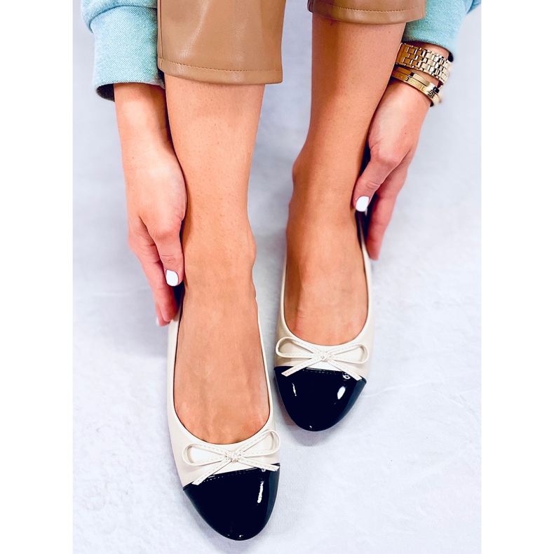 BM Gemma Beige női Chanel balerinák bézs 1