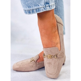 BM Rhona Khaki női csatos naplopók bézs 1