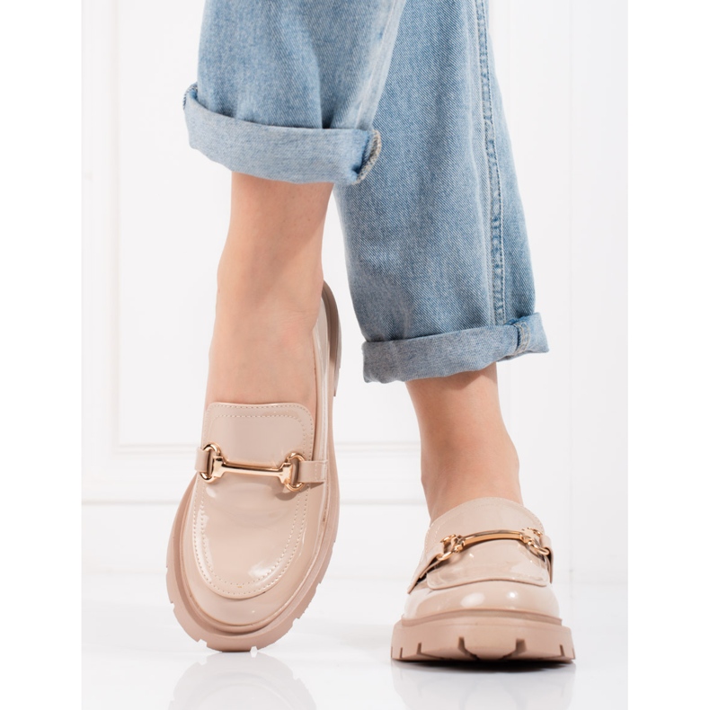 Shelovet bézs lakkozott cipő 1