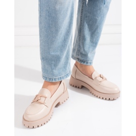 Goodin Női bézs Shelovet platformcipő 2