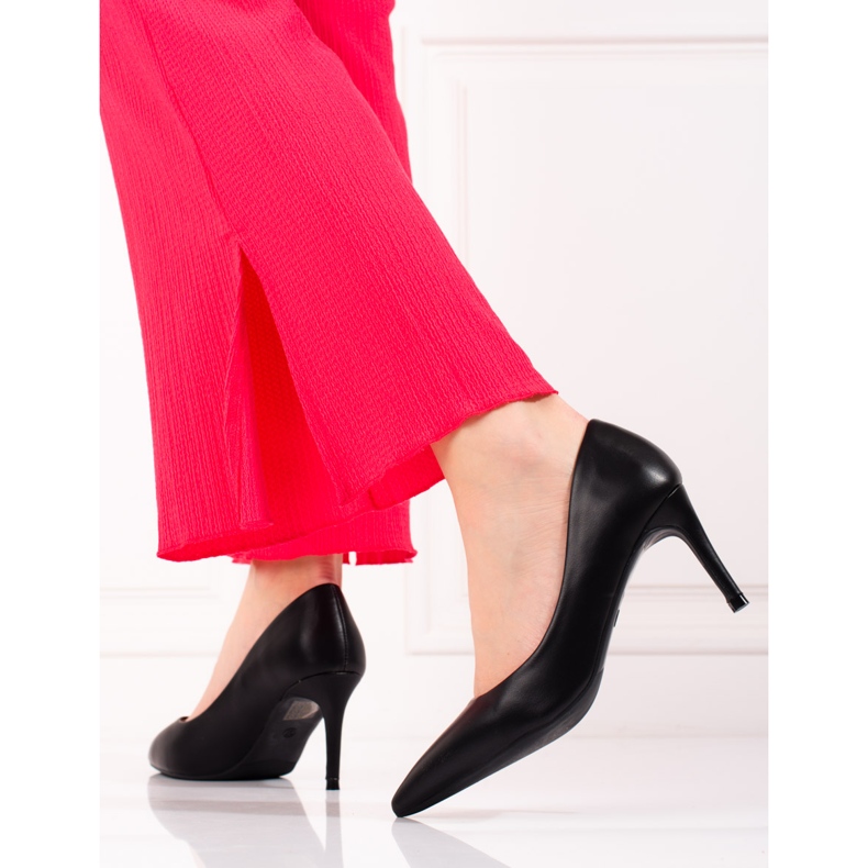 Shelovet fekete klasszikus női magassarkú 2