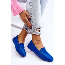 PE1 Női velúr cipők, kék Morreno 9