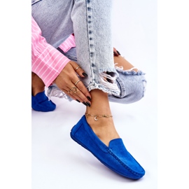 PE1 Női velúr cipők, kék Morreno 6