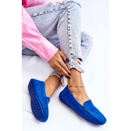 PE1 Női velúr cipők, kék Morreno 8