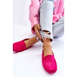 PE1 Női velúr cipők Fuchsia Morreno rózsaszín 7