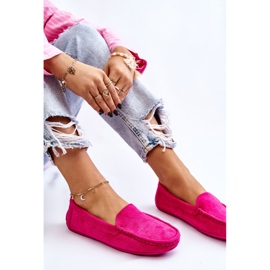 PE1 Női velúr cipők Fuchsia Morreno rózsaszín 9
