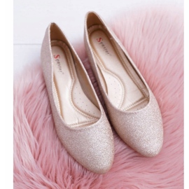 PS1 Női balerinák Glitter Golden Fifi aranysárga 2