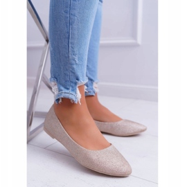 PS1 Női balerinák Glitter Golden Fifi aranysárga 3